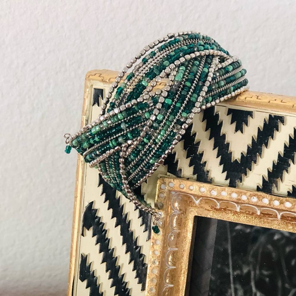 Beaded & Braided Cuff